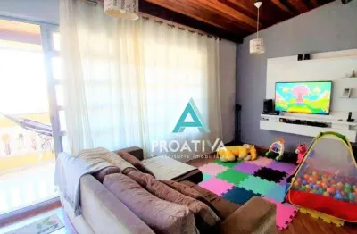 Sobrado com 3 dormitórios à venda, 206 m² - jardim ana maria - santo andré/sp
