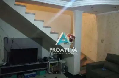 Sobrado com 3 dormitórios à venda, 154 m² - jardim jamaica - santo andré/sp