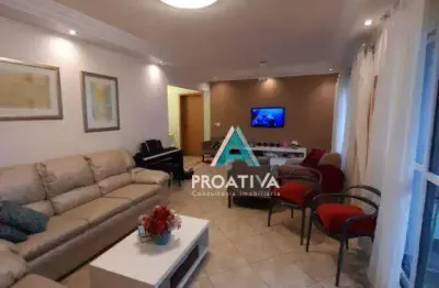 Apartamento com 4 dormitórios à venda, 163 m²- vila bastos - santo andré/sp