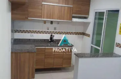 Apartamento com 2 dormitórios à venda, 50 m²- parque industriário - santo andré/sp