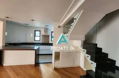 Apartamento duplex com 2 dormitórios à venda, 169 m² - jardim - santo andré/sp