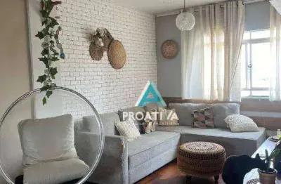 Apartamento com 3 dormitórios à venda, 81 m²- campestre - santo andré/sp