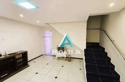 Sobrado à venda, 185 m² por r$ 480.000,01 - jardim alzira franco - santo andré/sp