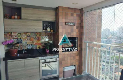 Apartamento à venda, 86 m² por r$ 750.000,00 - vila valparaíso - santo andré/sp
