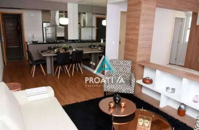 Apartamento à venda, 82 m² por r$ 669.000,09 - parque das nações - santo andré/sp