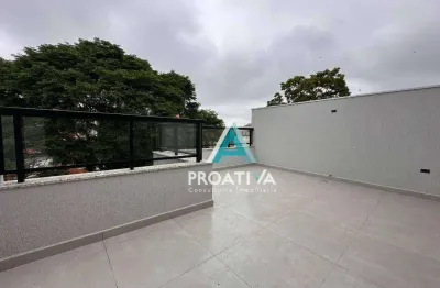 Cobertura com 2 dormitórios à venda, 98 m² por r$ 515.000,00 - parque oratório - santo andré/sp