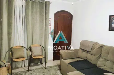 Casa com 4 dormitórios à venda, 124 m²- santa maria - santo andré/sp