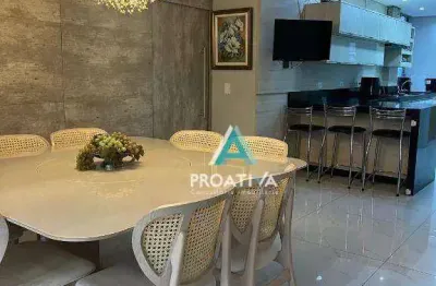 Apartamento com 3 dormitórios à venda, 122 m² por r$  - centro - santo andré/sp