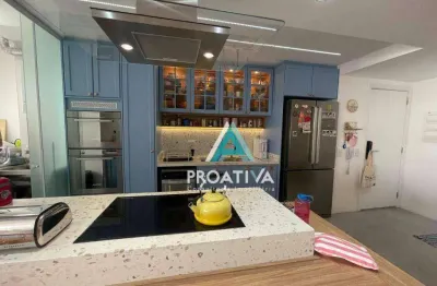 Apartamento com 3 dormitórios à venda, 115 m² - centro - santo andré/sp
