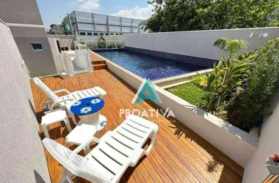 Apartamento com 2 dormitórios à venda, 54 m² - vila metalúrgica - santo andré/sp