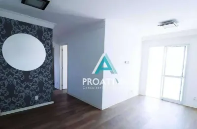 Apartamento com 3 dormitórios à venda, 79 m² - campestre - santo andré/sp