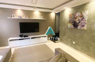 Sobrado com 3 dormitórios à venda, 158 m² - jardim utinga - santo andré/sp