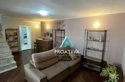 Sobrado com 3 dormitórios à venda, 240 m² - vila alpina - santo andré/sp