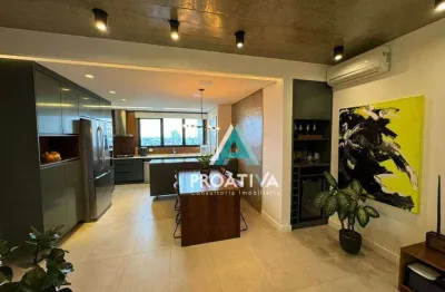 Apartamento com 2 dormitórios à venda, 100 m² por r$ 1.500.000,00 - jardim - santo andré/sp