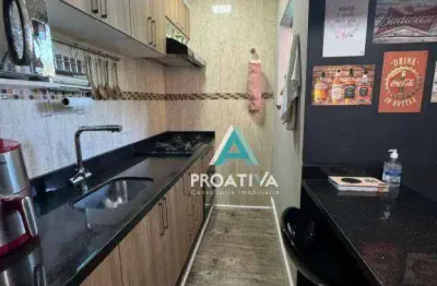 Apartamento com 2 dormitórios à venda, 67 m² - vila príncipe de gales - santo andré/sp