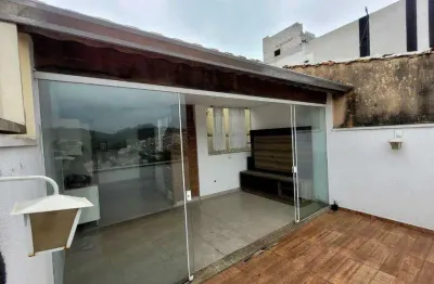 Cobertura com 2 dormitórios à venda, 80 m² - vila progresso - santo andré/sp