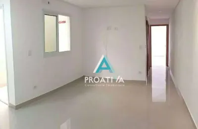 Apartamento com 2 dormitórios à venda, 55 m² - parque das nações - santo andré/sp