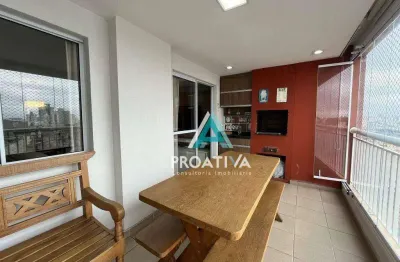 Apartamento com 3 dormitórios à venda, 115 m² - vila valparaíso - santo andré/sp