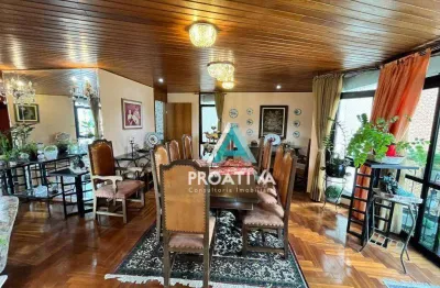 Apartamento com 4 dormitórios à venda, 303 m² - jardim - santo andré/sp