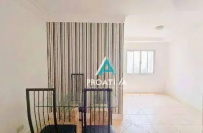 Apartamento com 2 dormitórios à venda, 60 m² por r$ 340.000,00 - vila alzira - santo andré/sp
