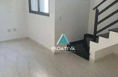 Cobertura com 2 dormitórios à venda, 96 m² - parque das nações - santo andré/sp