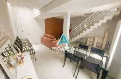 Sobrado com 2 dormitórios à venda, 96 m²  - vila guiomar - santo andré/sp