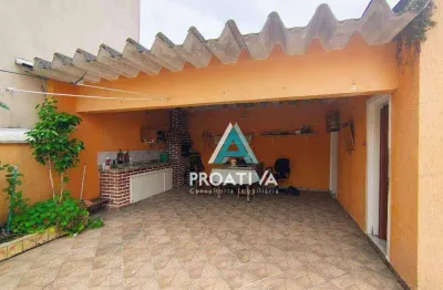Casa com 2 dormitórios à venda, 200 m² - parque oratório - santo andré/sp