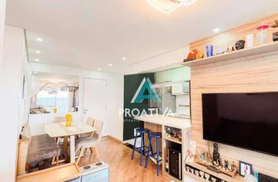 Apartamento à venda, 57 m² por r$ 600.000,01 - vila homero thon - santo andré/sp