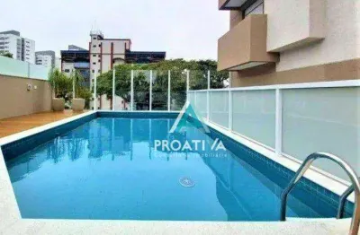 Apartamento mobiliado com 2 dormitórios à venda, 64 m² por r$ 700.000 - centro - santo andré/sp