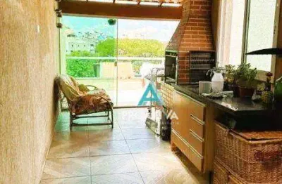 Cobertura à venda, 80 m² por r$ 385.000,01 - vila linda - santo andré/sp