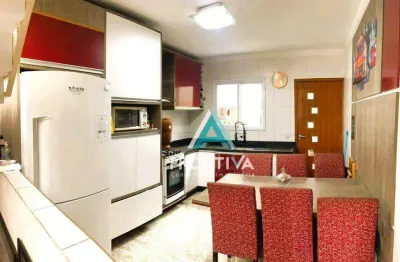 Sobrado com 2 dormitórios à venda, 122 m² por r$ 650.000,00 - parque oratório - santo andré/sp