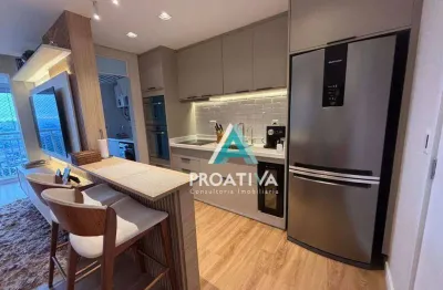 Apartamento com 2 dormitórios à venda, 64 m² - campestre - santo andré/sp