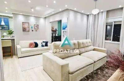 Apartamento com 3 dormitórios à venda, 71 m²  - vila santa rita de cássia - são bernardo do campo/sp