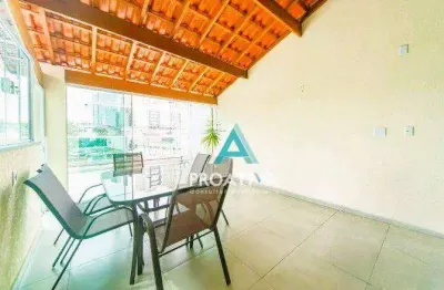 Cobertura à venda, 150 m² por r$ 670.000,01 - jardim paraíso - santo andré/sp