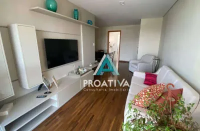Apartamento com 3 dormitórios à venda, 103 m²  - jardim - santo andré/sp