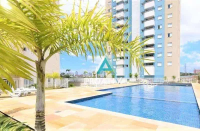 Apartamento com 2 dormitórios à venda, 60 m² - vila valparaíso - santo andré/sp