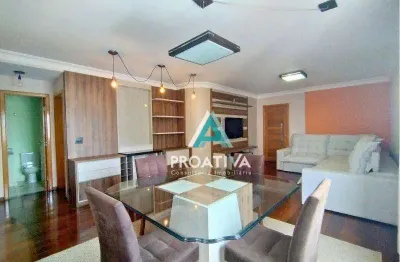 Apartamento com 4 dormitórios para alugar, 130 m²  - jardim - santo andré/sp