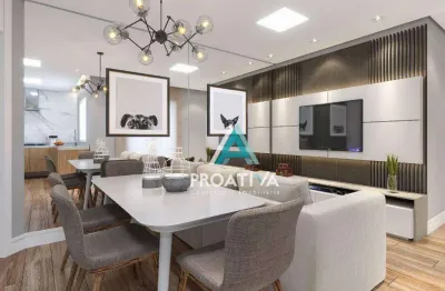 Apartamento com 2 dormitórios à venda, 51 m² - vila guiomar - santo andré/sp