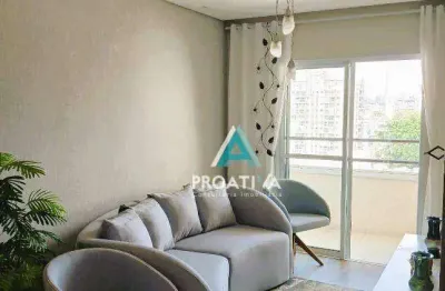 Apartamento com 1 dormitório à venda, 42 m² - rudge ramos - são bernardo do campo/sp