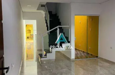 Sobrado com 3 dormitórios à venda, 140 m² - vila camilópolis - santo andré/sp