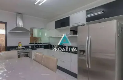 Sobrado com 3 dormitórios à venda, 129 m² por r$ 795.000,00 - utinga - santo andré/sp