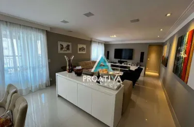Apartamento com 3 dormitórios à venda, 177 m² - campestre - santo andré/sp