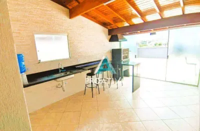 Cobertura com 2 dormitórios à venda, 198 m² - vila scarpelli - santo andré/sp