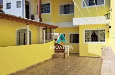 Casa com 3 dormitórios à venda, 300 m² - santa maria - santo andré/sp