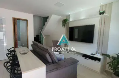 Sobrado com 2 suites à venda, 110 m² - parque erasmo assunção - santo andré/sp
