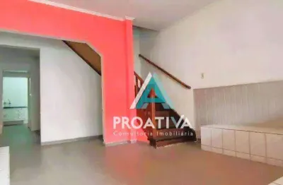 Sobrado com 2 dormitórios à venda, 90 m² - vila assunção - santo andré/sp