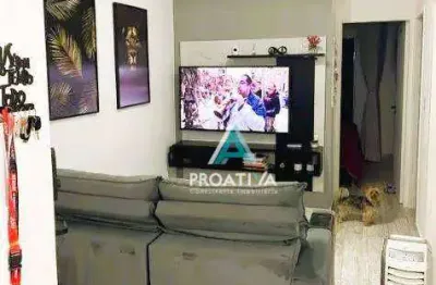 Apartamento com 2 dormitórios à venda, 48 m² - vila helena - santo andré/sp