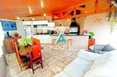 Cobertura com 3 dormitórios à venda, 154 m² - vila gilda - santo andré/sp