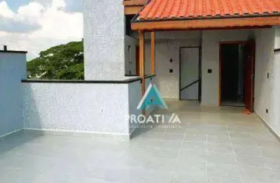 Cobertura à venda, 108 m² por r$ 455.000,01 - jardim silvana - santo andré/sp