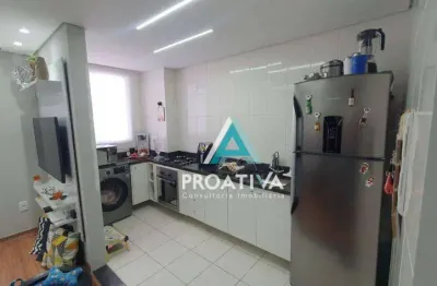 Apartamento com 2 dormitórios à venda, 50 m²- vila metalúrgica - santo andré/sp